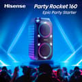 Miniatyrbillede 9 af 11: Bærbare Bluetooth-højttalere Hisense PR160 Sort