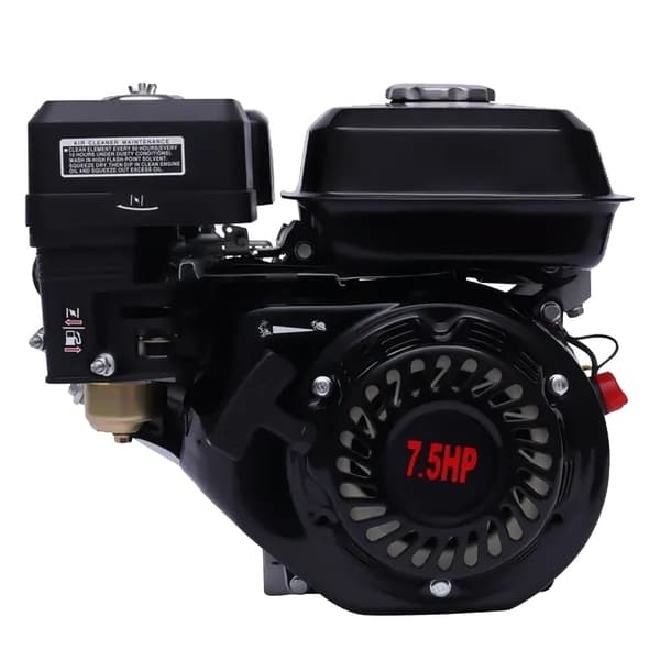 Kannettava bensiinimoottori, 75 hv, OHV yksisylinterinen, Valkoinen 5,1 kW 7,5 hevosvoimaa Black 5.1KW 7.5HP