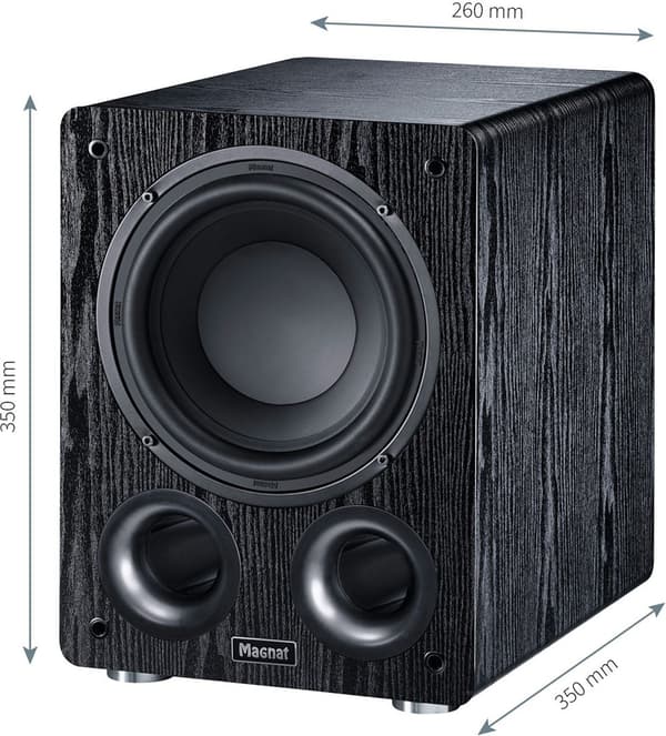 Magnat Alpha RS8 aktiivisubwoofer 80 W musta