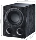Pikkukuva 5 / 5: Magnat Alpha RS8 aktiivisubwoofer 80 W musta