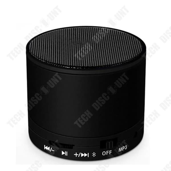 TD® USB-laddning Bluetooth-högtalarkort Handsfreesamtal Subwoofer Liten stålpistol 10 meter effektivt avstånd