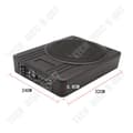 Miniatyrbild 3 av 4: TD® 8-tums bilsubwoofer Ultratunn bilsubwoofer Högeffekts 12V aluminiumlegering bilhögtalare