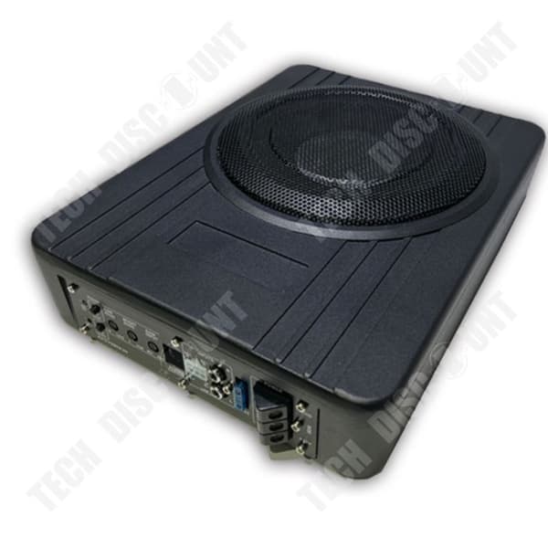 TD® 8-tums bilsubwoofer Ultratunn bilsubwoofer Högeffekts 12V aluminiumlegering bilhögtalare