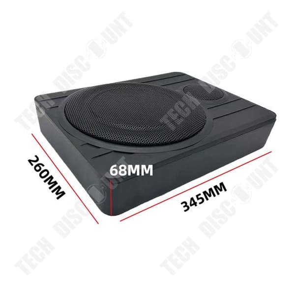 TD® Subwoofer billjud modifiering bil aktiv subwoofer 10 tum 12V hög effekt säte bil subwoofer