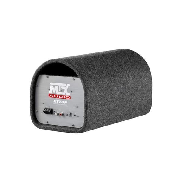Aktiiviputkikotelo subwooferilla - MTX AUDIO - RTT8P - 20 cm:n refleksi- ja D-luokan 120 W RMS-vahvistin, aktiivisuodin ja kaukosäädin
