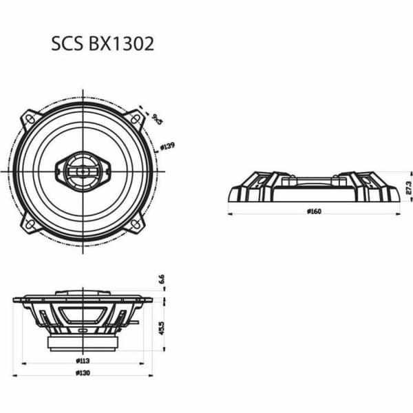 Autokaiuttimet Sencor SCS BX1302