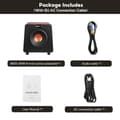 Pikkukuva 2 / 2: Aktiivinen subwoofer, 100W-150W teho, 8-tuumainen syvä basso,EU-pistokkeella
