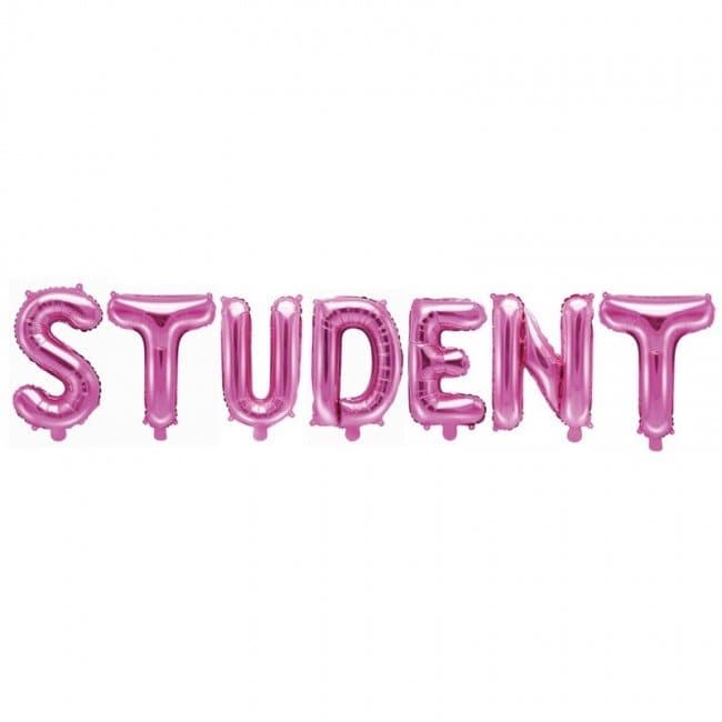 Ballonggirlang "STUDENT" rosa