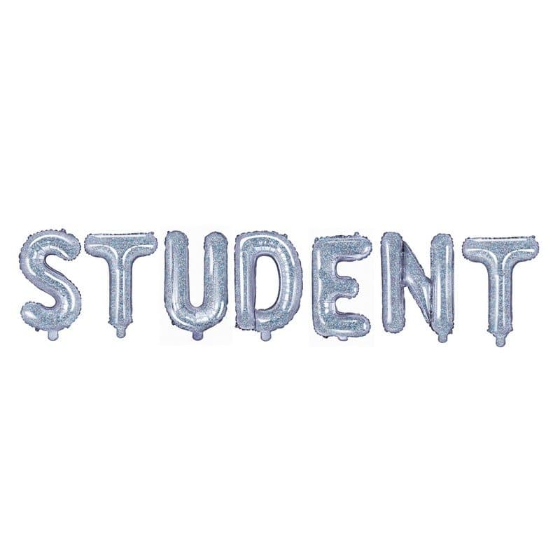 Ballonggirlang "STUDENT" holografisk