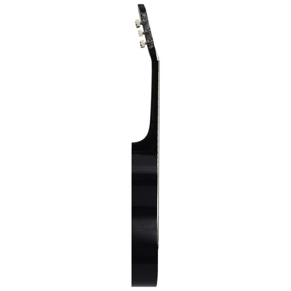 vidaXL klassisk western cutaway-guitar med 6 strenge 38" sort