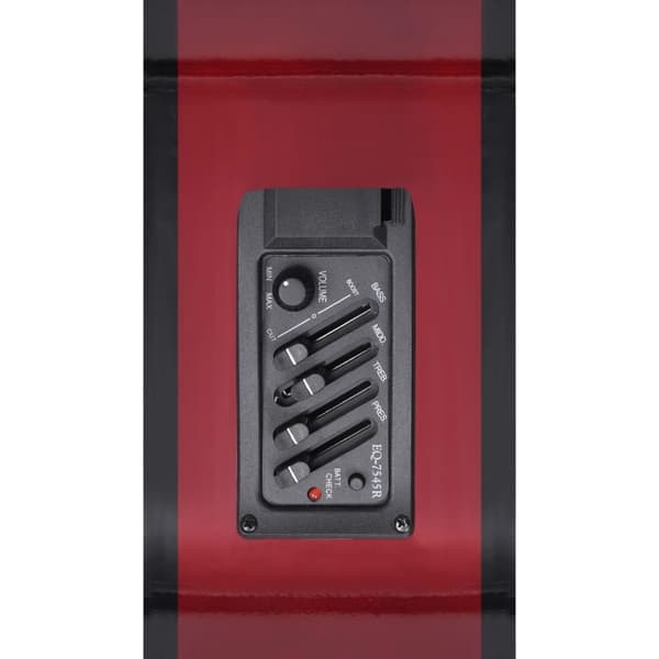 vidaXL klassisk western cutaway guitar med equalizer og 6 strenge