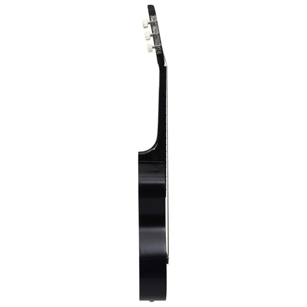 vidaXL klassisk guitar til begyndere 4/4 39 lindetræ sort