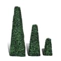 Miniatyrbillede 2 af 4: vidaXL kunstig pyramide-planteskulptursæt 3 dele 95 cm