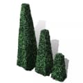 Miniatyrbillede 1 af 4: vidaXL kunstig pyramide-planteskulptursæt 3 dele 95 cm