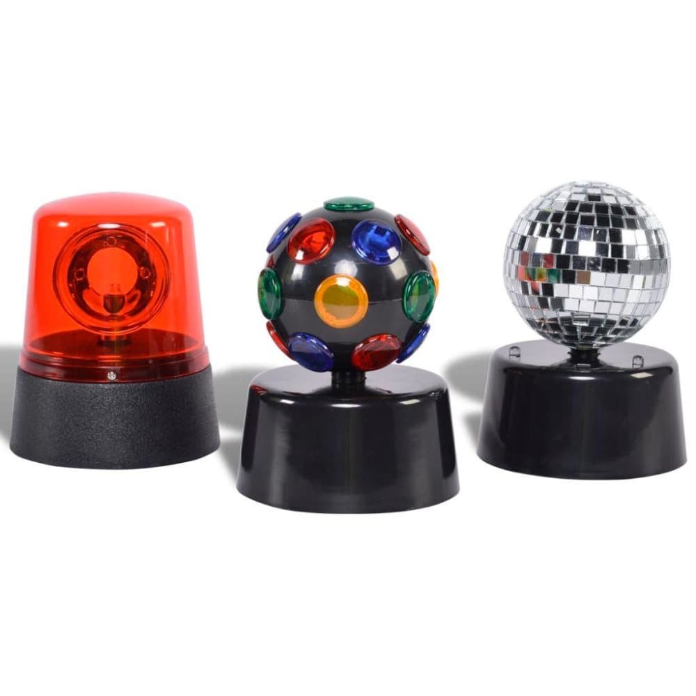 Party Fun Lights Hauskat Juhlavalot Mini Party Sarja 3 kpl