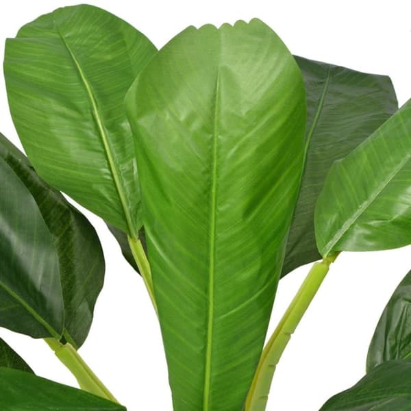 vidaXL kunstig bananplante med potte 150 cm grøn