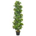 Pikkukuva 1 / 2: vidaXL Tekokasvi laakeripuu ruukulla vihreä 150 cm