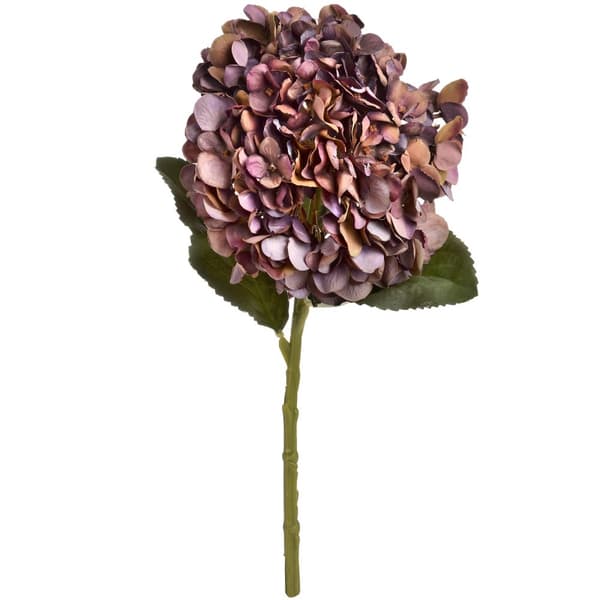 Hill Interiors Artificial Autumn Hydrangea Deep Purple One Size