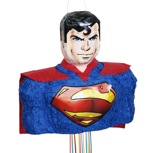 DC Comics Superman Unique Party Pull Pinata