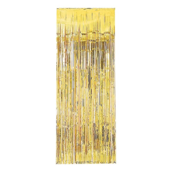 Dørgardin Guld Metallic