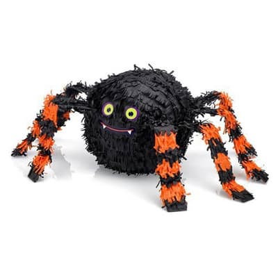 AMSCAN Pinata Halloween Spider - Sort og orange
