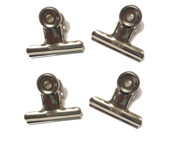 8 metall dekor klämmor pappersklämma 31 mm