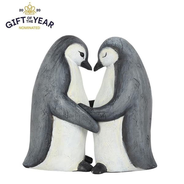Something Different Animal Families pingvin pynt Grey/White One Size