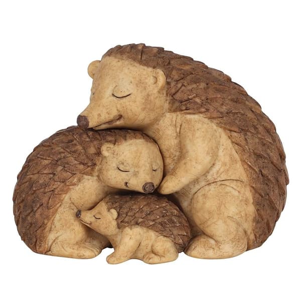 Something Different Hedgehog Family Ornament Brown One Size