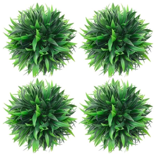 vidaXL Konstgjorda buxbombollar 4 st 15 cm