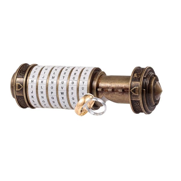 Da Vinci-koden, Cryptex med Ringe - Guld og Hvid