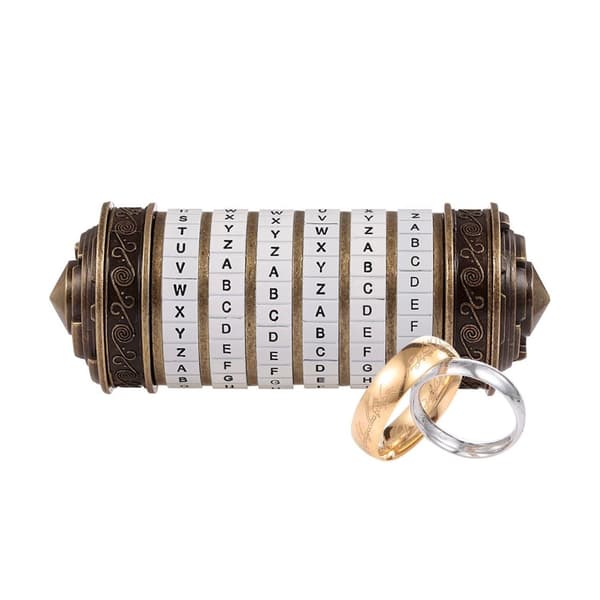 Da Vinci-koden, Cryptex med Ringe - Guld og Hvid