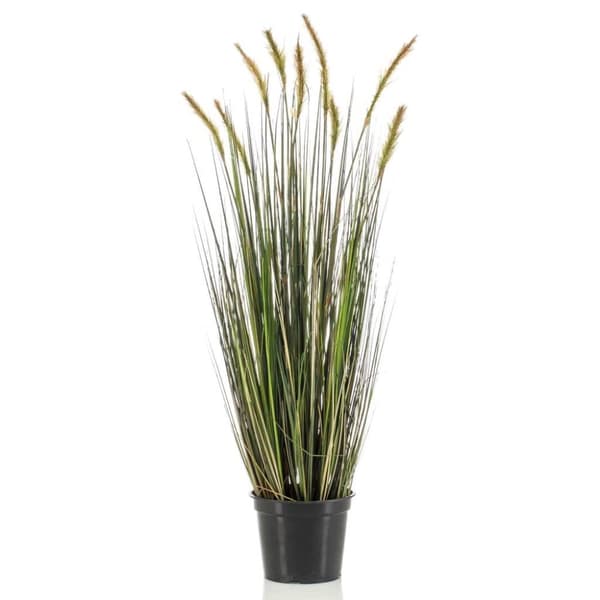 Emerald Konstväxt kavlengräs i plastkruka höst 90 cm