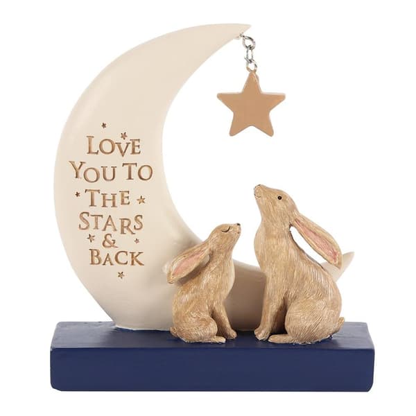 Something Different Love You To The Stars Ornament Beige/Navy One Size