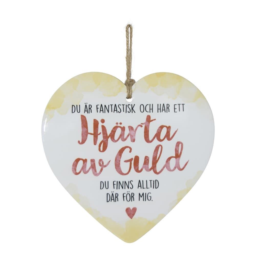 Budskapshjärta hjärta av guld