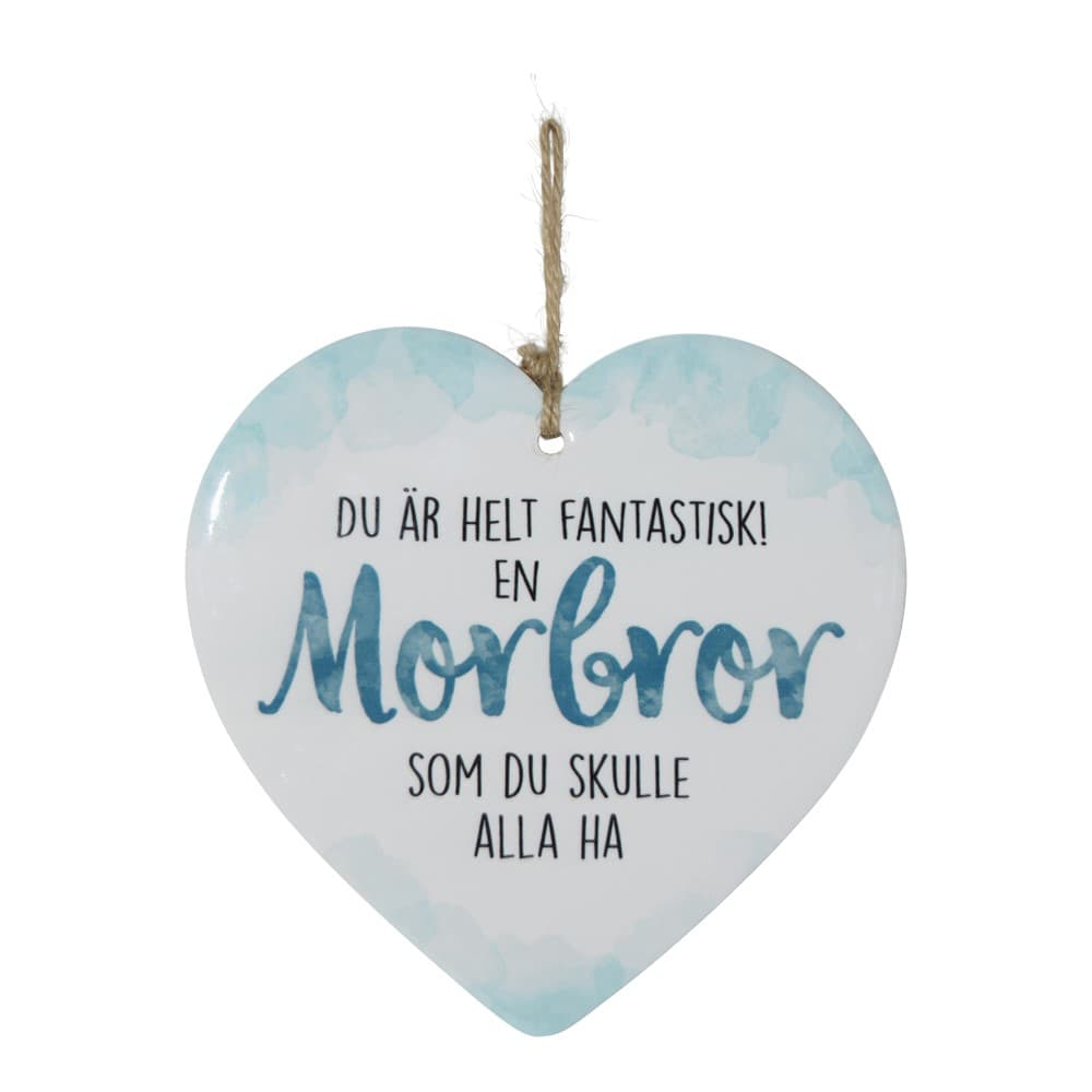 Budskapshjärta morbror