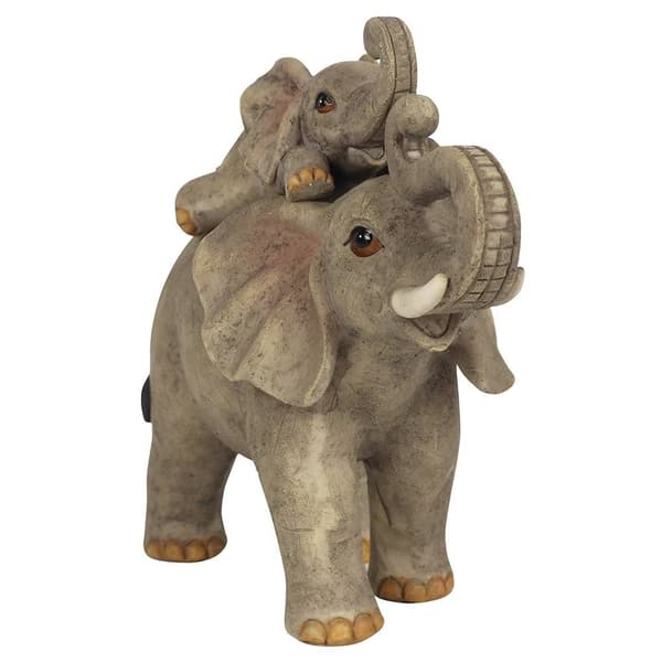 Something Different Animal Families Elephant Ornament Grey One Size