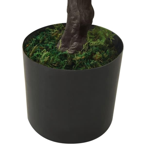 vidaXL Konstgjort bonsaiträd i kruka cypress 60 cm grön