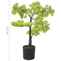 Miniatyrbild 7 av 7: vidaXL Konstgjort bonsaiträd i kruka cypress 60 cm grön