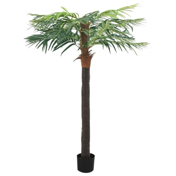 vidaXL Konstgjord kanariepalm i kruka 215 cm grön