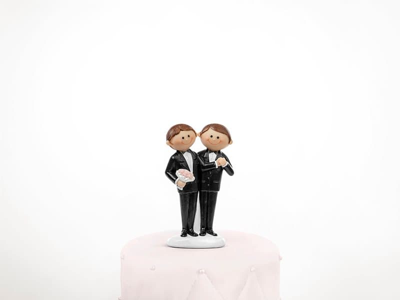 Tårtfigur bröllop Herrar