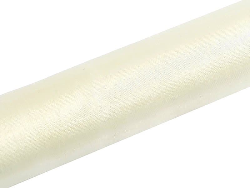 Organzatyg Ivory, 16 cm x 9 m