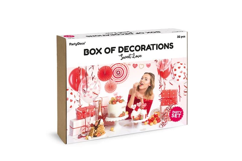 Partybox Kärlek/ Alla hjärtans dag, 25 delar