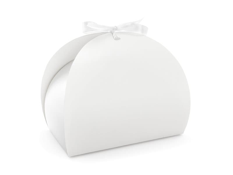 Kakbox/presentlåda vit, 10-pack