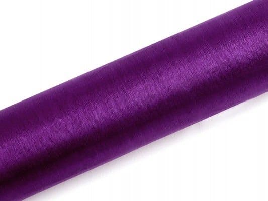 Organzatyg Plommonlila