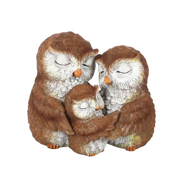 Something Different Owl-ways Be Together Owl Ornament Brown/White One Size