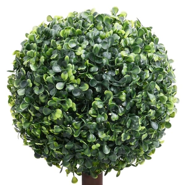 vidaXL Konstväxt buxbom bollformad med kruka 118 cm grön