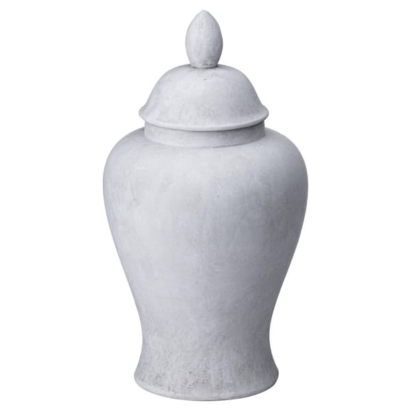 Hill Interiors Darcy Stone Effect Ginger Jar Stone 32cm x 16cm x 16cm