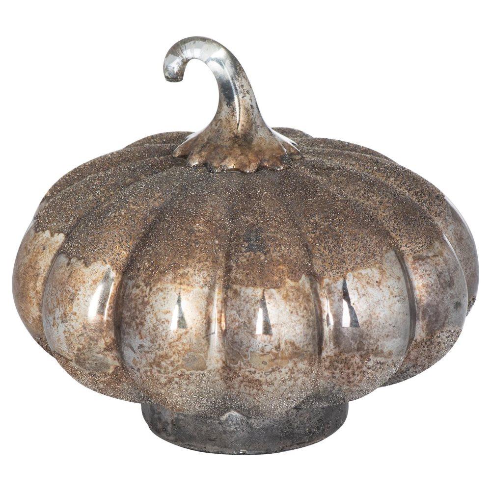 Hill Interiors Lustre Collection Brända pumpa ornament