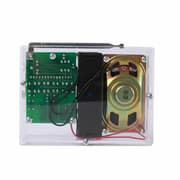 FM Radio Module DIY Kits Wireless Receiver LCD Display Electronic Learning Kit 7.6x8.4cm Electrical Instruments Unassembled