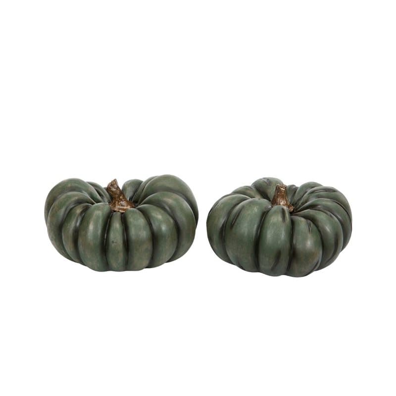 Pumpa Grön i polystone, 20 cm.